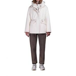 NEW MOORER zermatt ladies down 3-in-1 coat in white